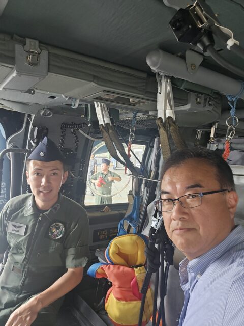 航空自衛隊小牧基地で航空自衛隊の災害時の対応について視察させて頂きました。