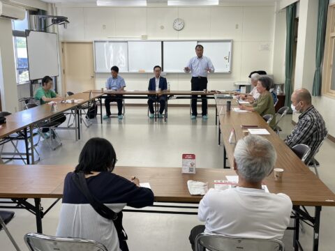 森孝東学区でタウンミーティングを開催しました。