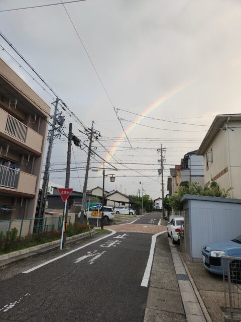 自宅から出ると