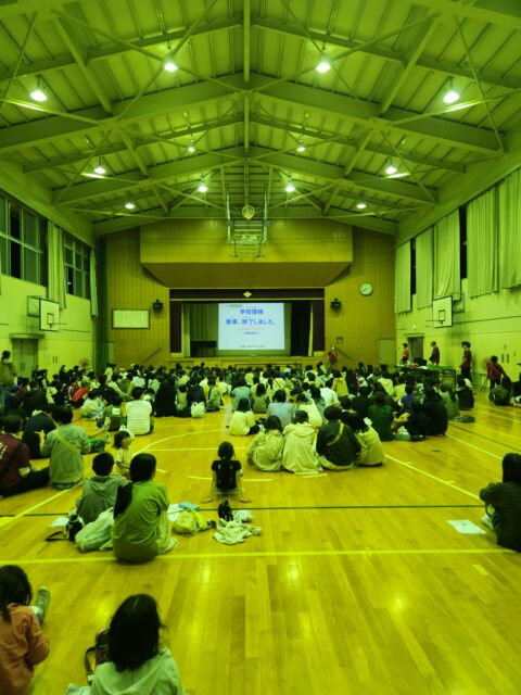 小幡おやじの会の夜の学校探検